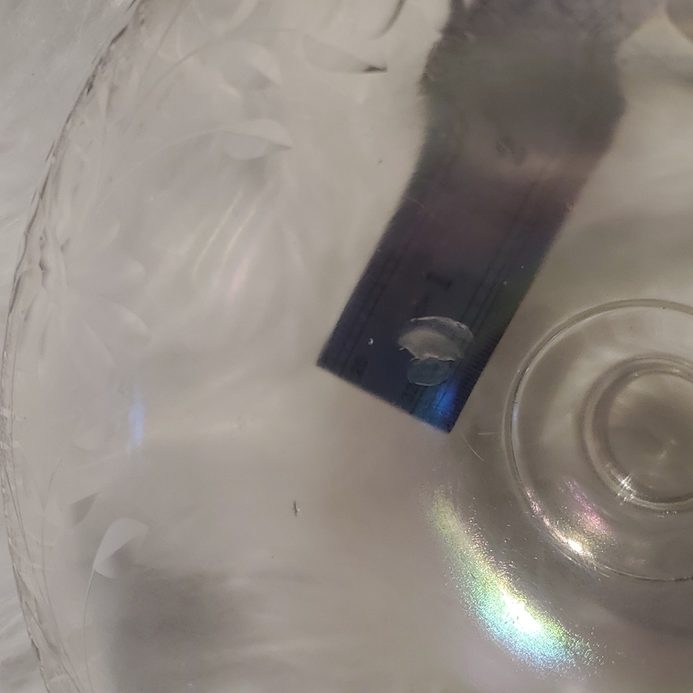 Depression Glass Iridescent Clear - Picture 7 of 12